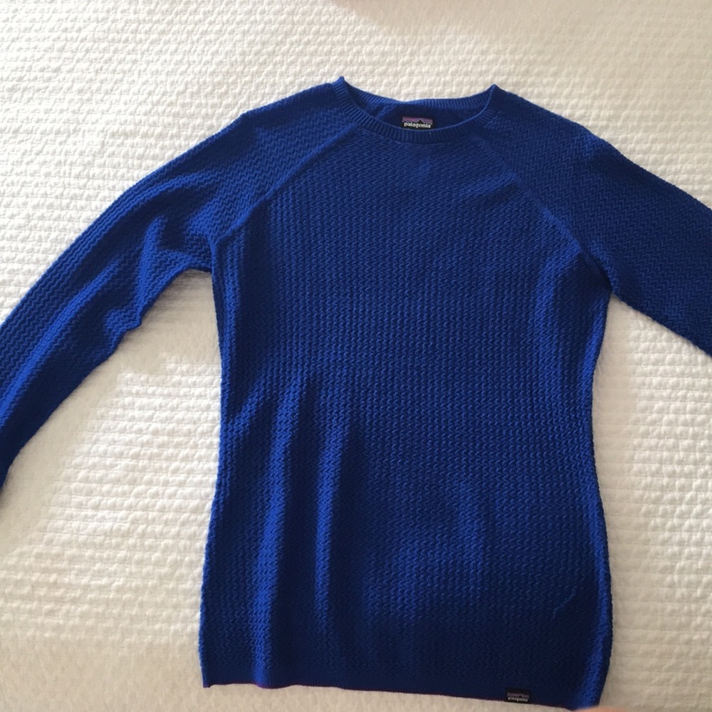Patagonia Electric Blue Sweater Size M